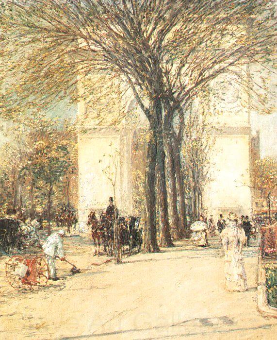 Childe Hassam Washington Arch in Spring Germany oil painting art